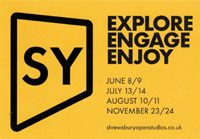 Poster for Open Studio event 10th/1th August 2024